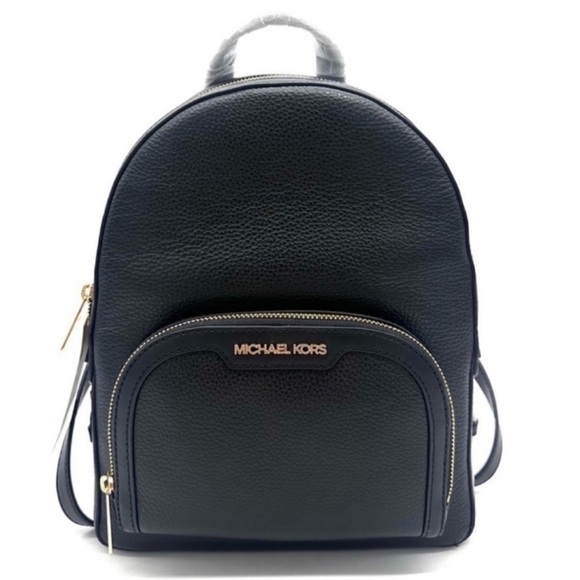 Michael Kors Handbags - Michael Kors Medium Jaycee Backpack
Black/Gold